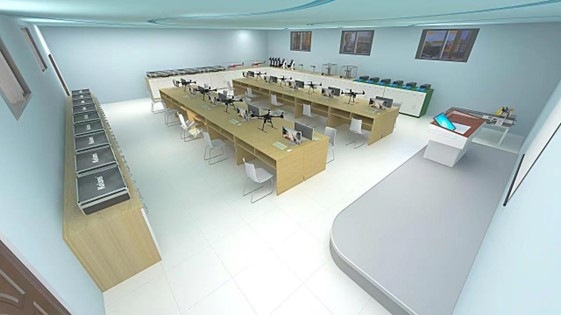 無人機組裝調試實訓室效果圖